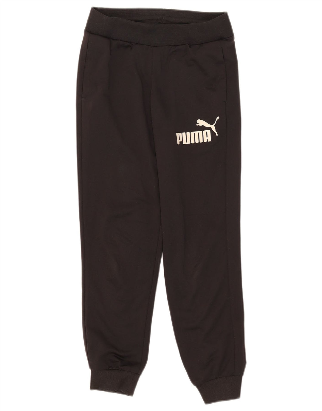 Puma Pantalones de chándal con gráfico para niños 9-10 años Negro Poliéster