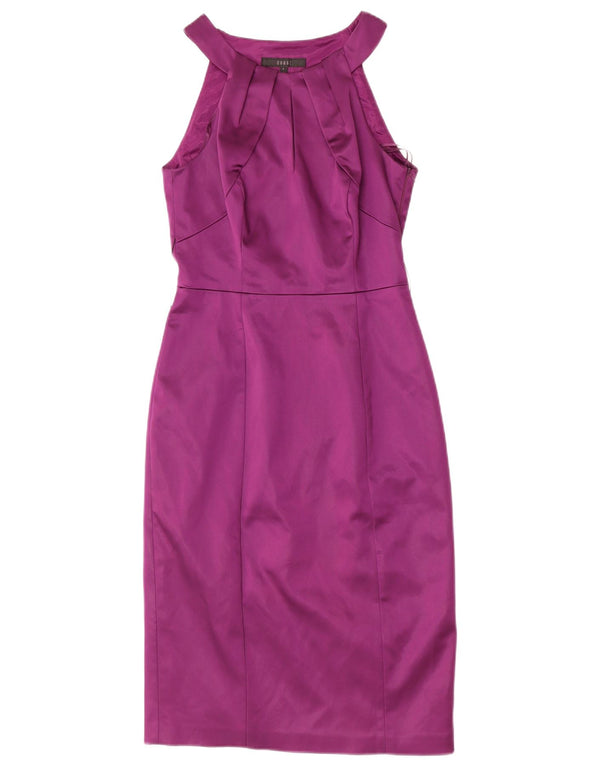 COAST Vestido tubo para mujer UK 8 Small Acetato granate