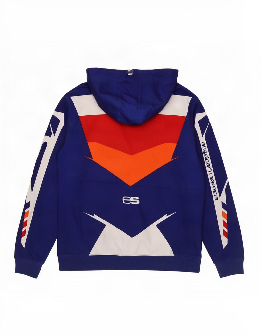 Engelbert Strauss Chaqueta superior de chándal con gráfico para hombre, color azul grande, color block