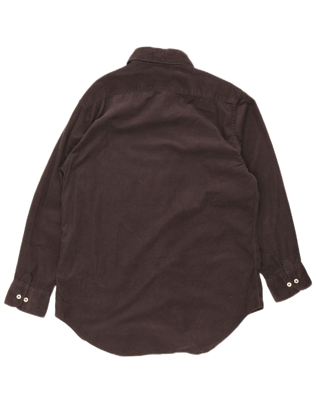Henry Cottons Camisa de pana para hombre Talla 38 Algodón gris medio