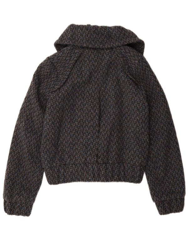 Topshop Chaqueta Bomber para Mujer UK 10 Small Azul Espiga Poliéster