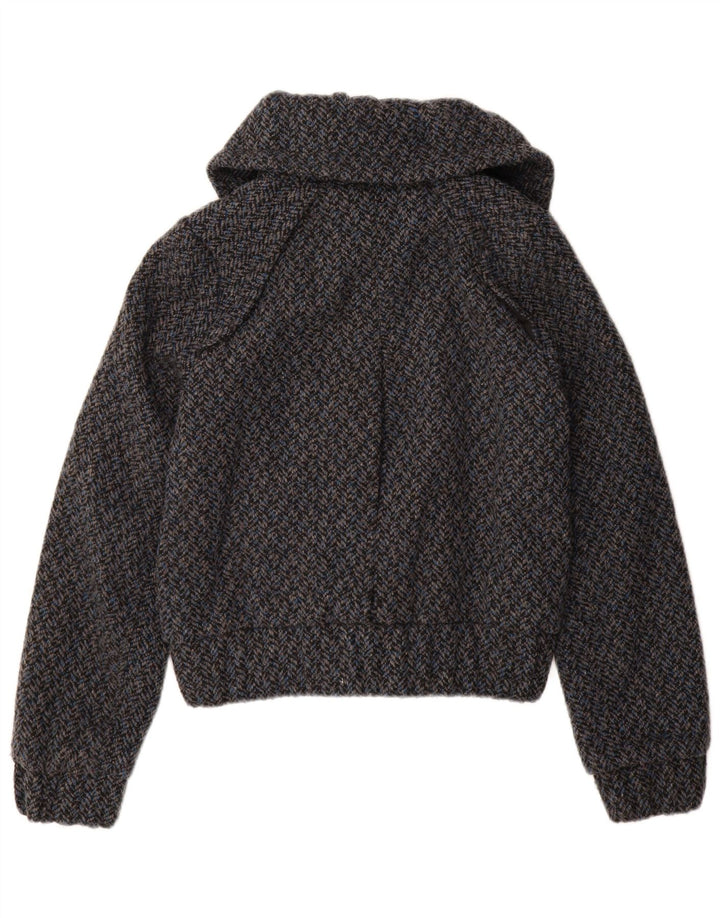 Topshop Chaqueta Bomber para Mujer UK 10 Small Azul Espiga Poliéster