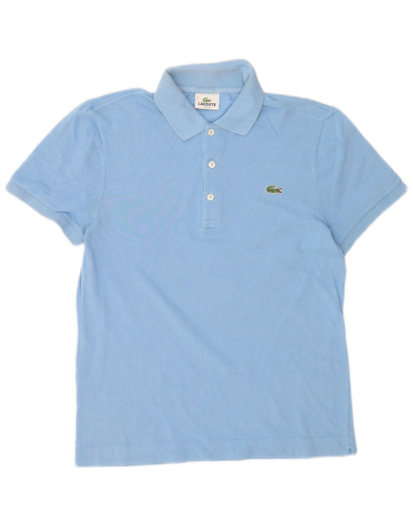 Lacoste Polo Slim Fit para hombre talla 3 pequeño algodón azul