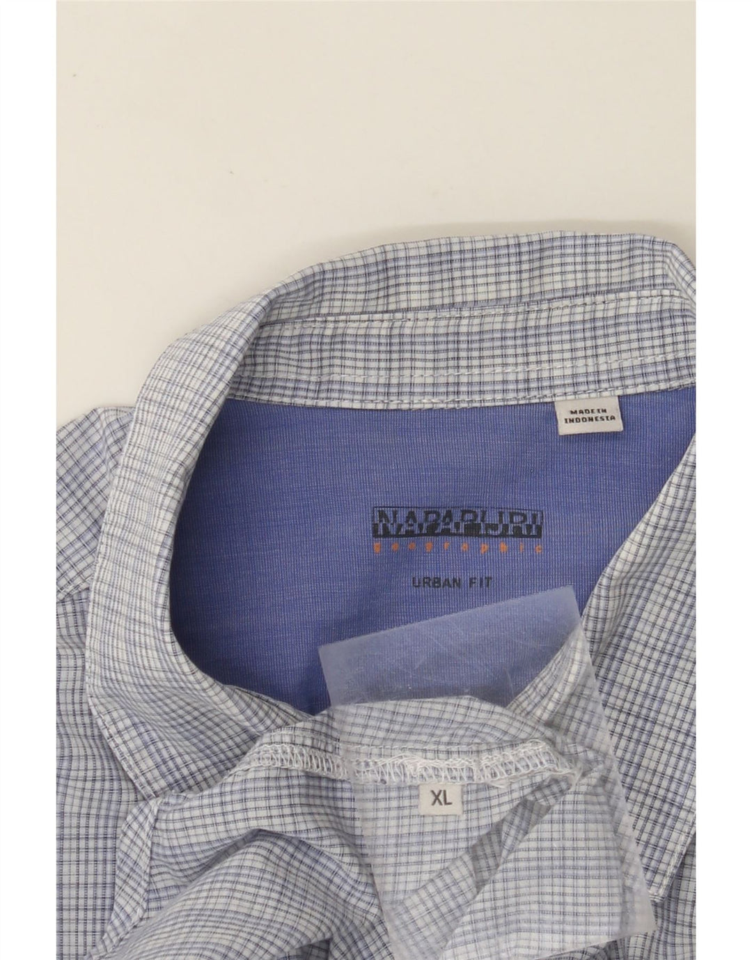 NAPAPIJRI Camisa Urban Fit Hombre XL Blue Check