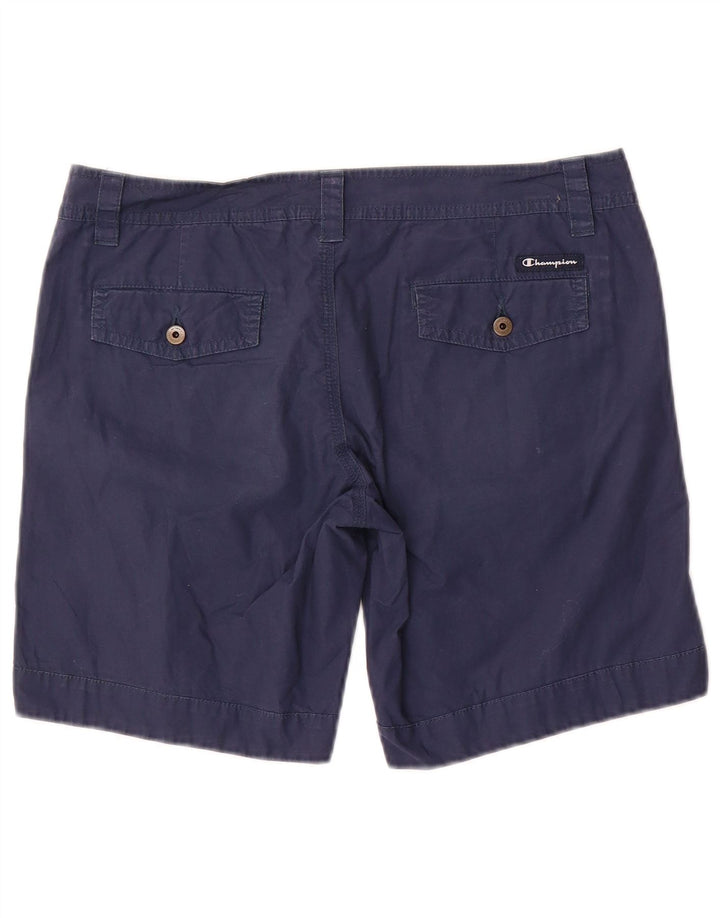 Pantalones cortos chinos Champion de cintura baja para mujer Medium W30 Azul marino
