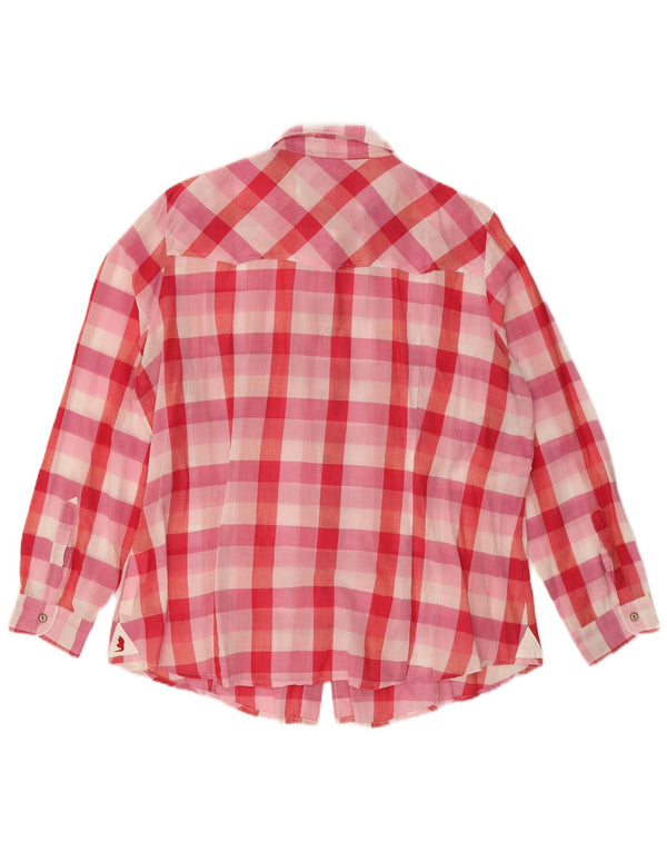 MARLBORO CLASSICS Womens Shirt IT 50 XL Pink Check