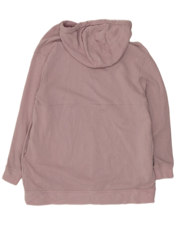 Nike Vestido con capucha gráfico para mujer UK 44 Algodón rosa medio