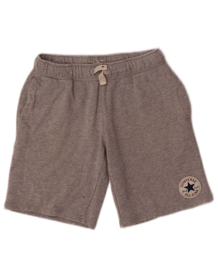 CONVERSE Pantalones cortos deportivos All Star para niños 8-9 años Algodón gris