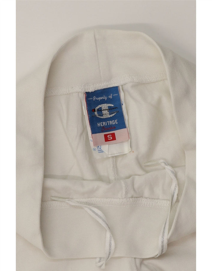 CHAMPION Womens Heritage Classics Tracksuit Trousers UK 8 Small White Vintage Champion and Second-Hand Champion from Messina Hembry 
