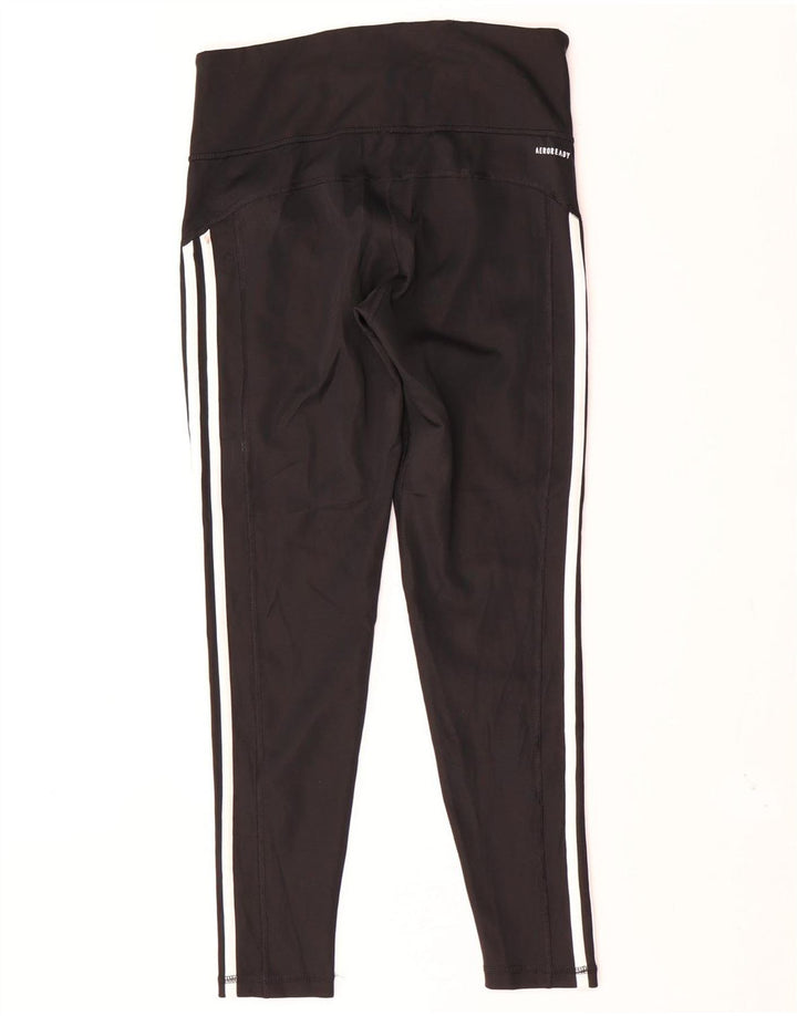 Leggings ADIDAS Aeroready para mujer Reino Unido 12/14 Mediano Negro Poliéster