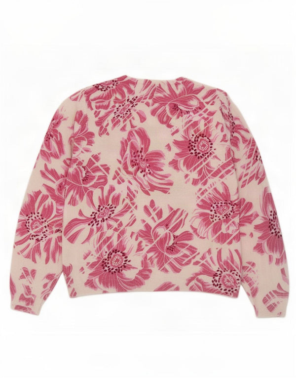 Marks & Spencer Cárdigan para Mujer UK 40 XL Multicolor Floral