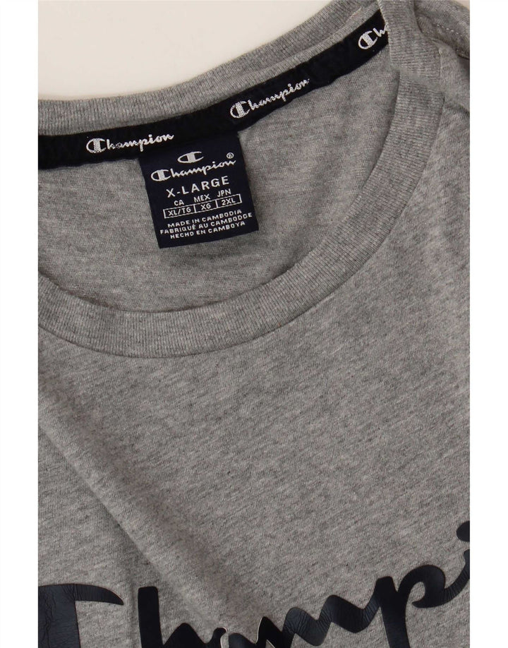 Champion Camiseta gráfica para hombre Top XL Gris