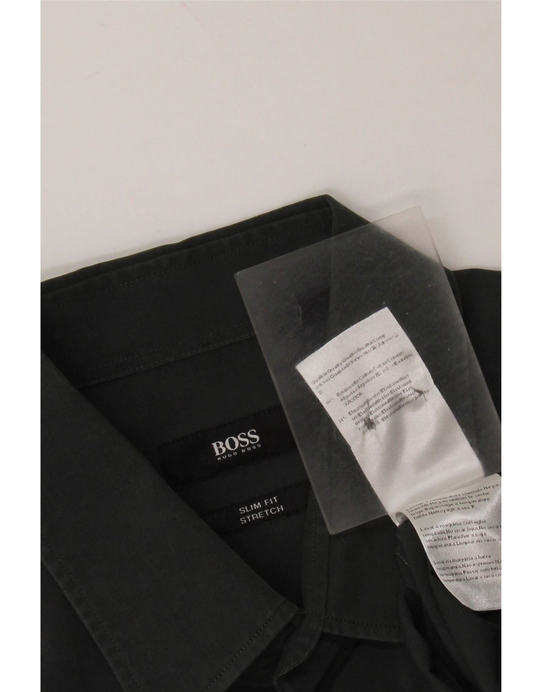 HUGO BOSS Mens Slim Fit Shirt Size 40 Medium Green Cotton