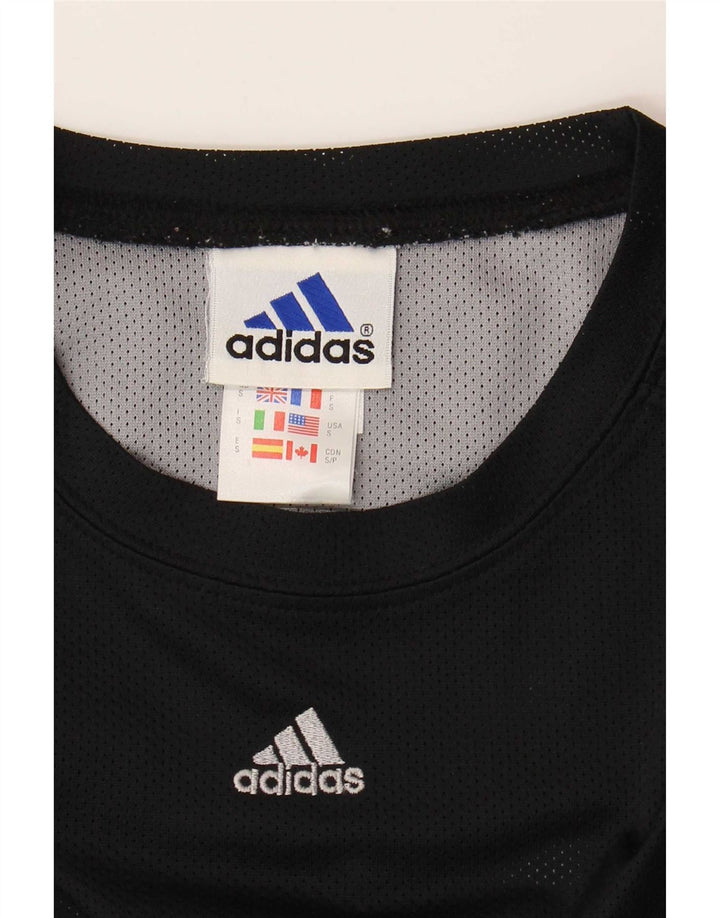 Adidas Hombre Camiseta Top Small Negro Poliéster