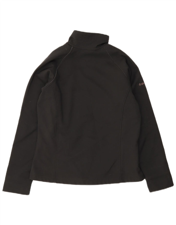 Columbia Chaqueta cortavientos para mujer UK 44 Mediana Poliéster negro