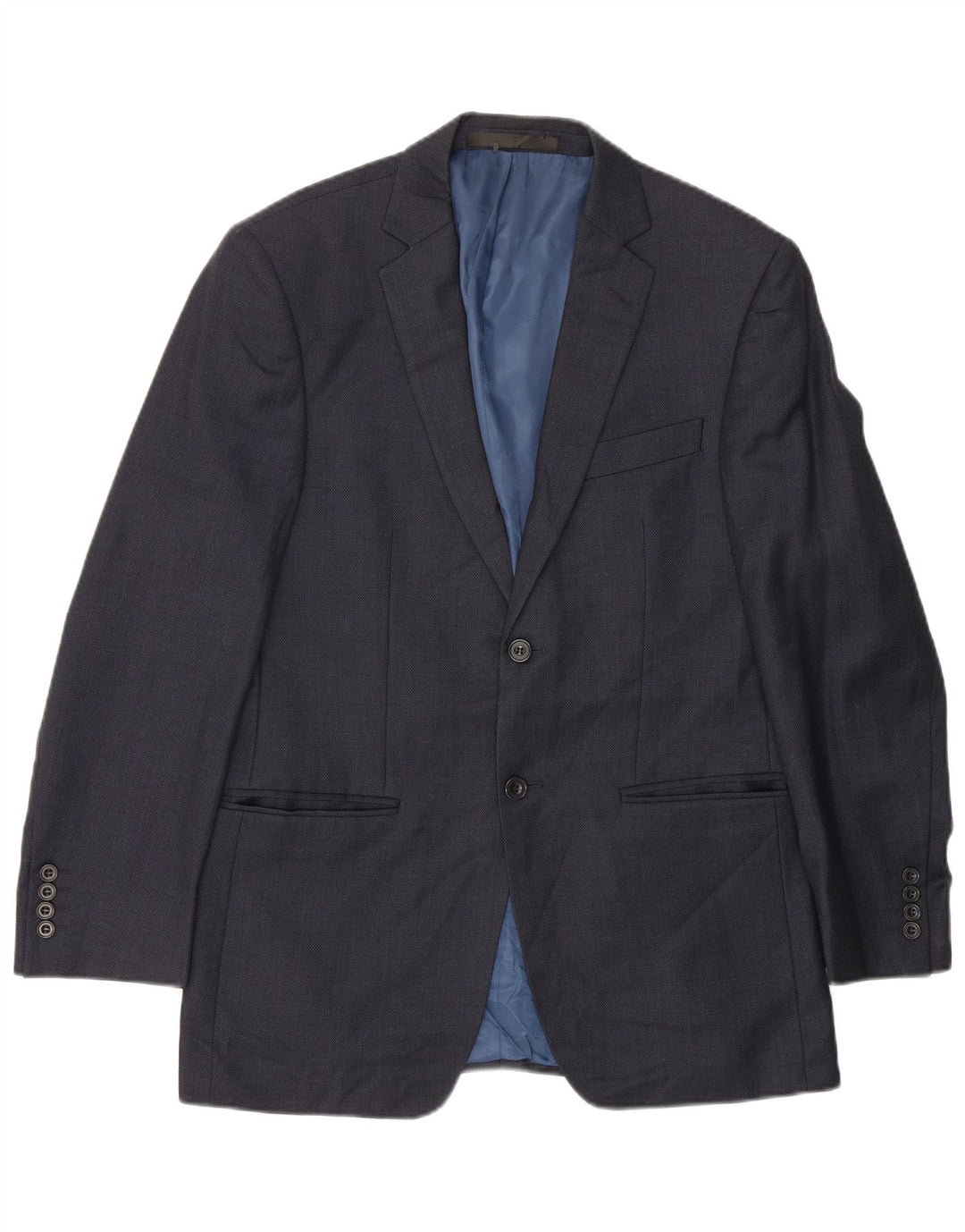 Marks & Spencer Chaqueta tipo blazer de 2 botones para hombre UK 38 Medium Azul marino