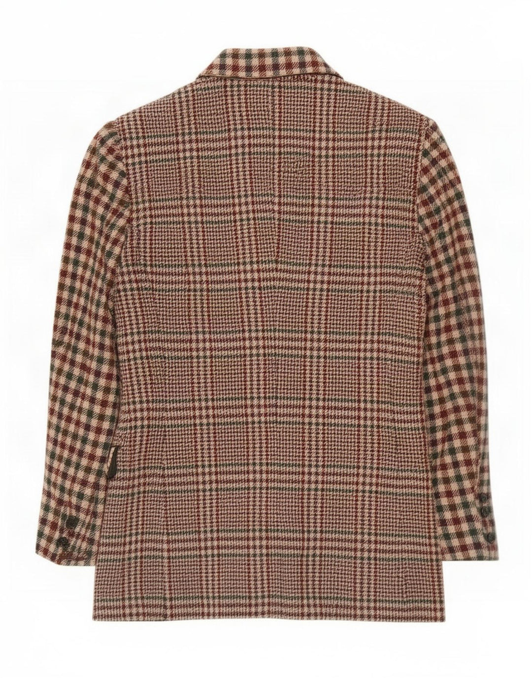 Chaqueta tipo blazer de 3 botones para mujer Swish IT 42 Lana de pata de gallo marrón medio