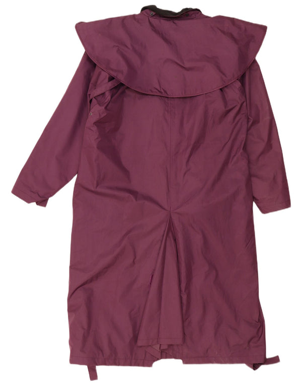 COUNTRY ESTATE Abrigo tipo capelet extragrande para mujer UK 46 Poliéster morado grande