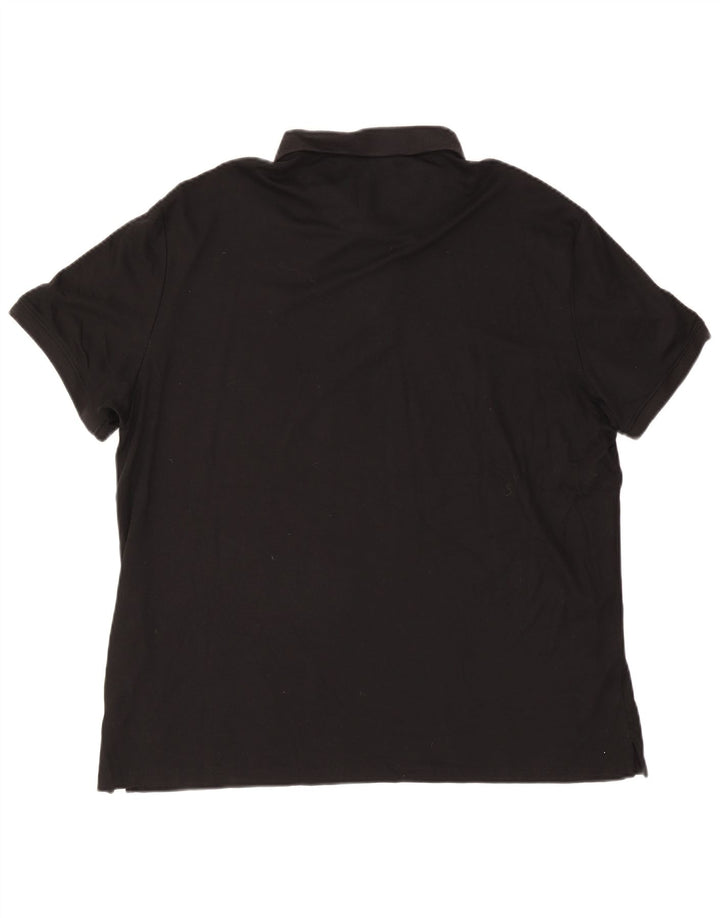 CALVIN KLEIN Polo para hombre 2XL Negro