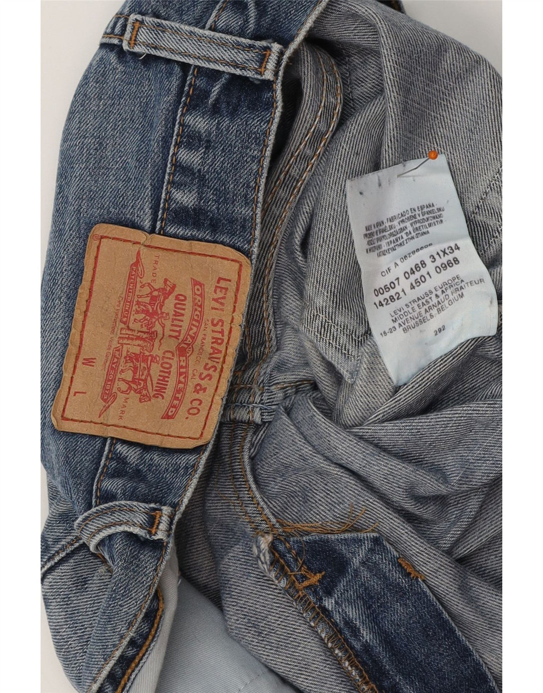 LEVI'S Jeans Bootcut para hombre W31 L32 Algodón azul