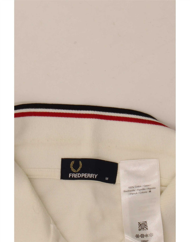 Polo Fred Perry Hombre Algodón Blanco Mediano