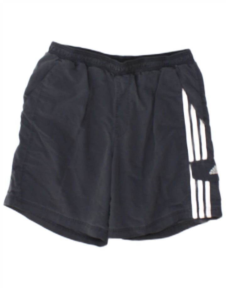 Pantalón Corto Deportivo Adidas Hombre Gris Medio Colorblock Poliamida