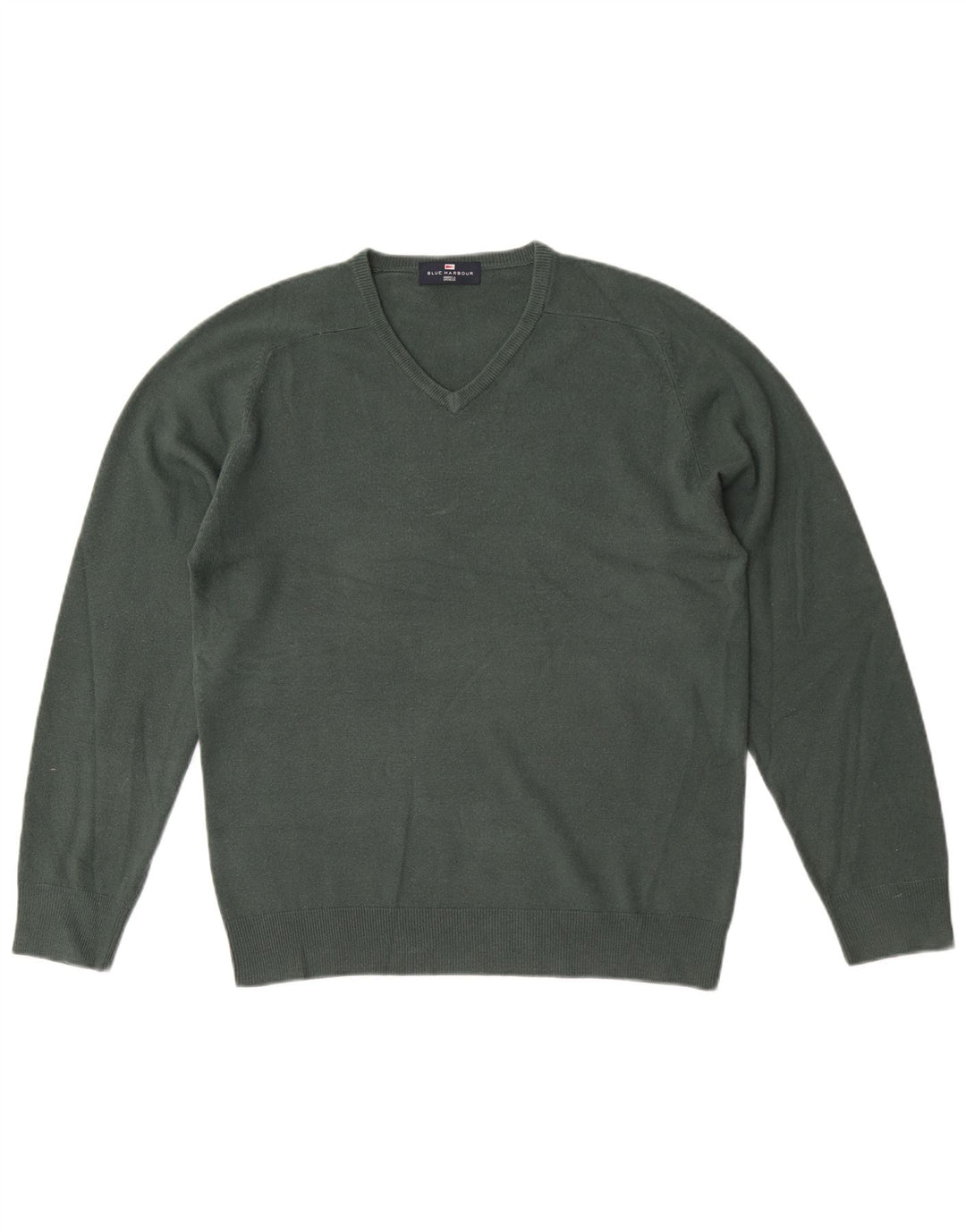 Marks & Spencer Jersey Azul Harbor con Cuello en V para Hombre Acrílico Verde Pequeño