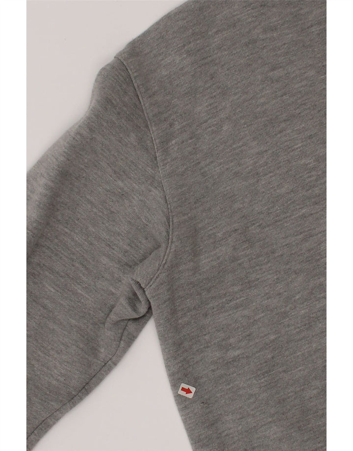 Reebok Sudadera gráfica para niños 11-12 años Gris Algodón