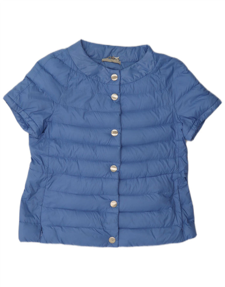 Chaqueta Acolchada De Manga Corta Mujer Liu Jo IT 44 Azul Medio Poliamida