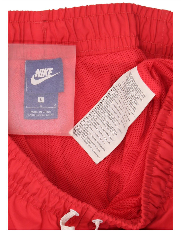 Nike - Bañador para hombre (talla grande), color rojo, poliéster