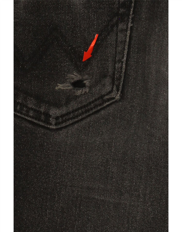 WRANGLER Vaqueros rectos elásticos Texas para hombre W33 L32 Algodón negro