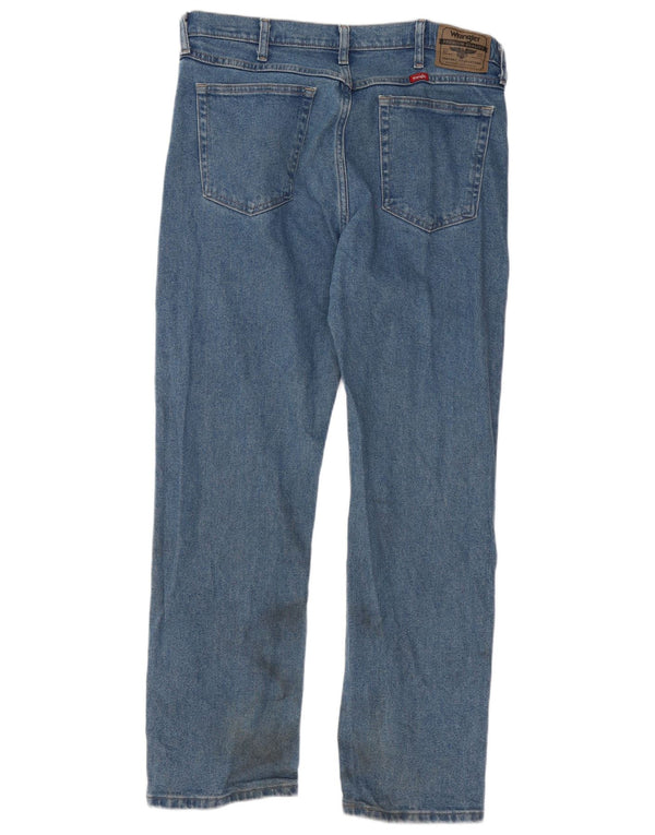 Vaqueros Wrangler Hombre Rectos W34 L30 Algodón Azul