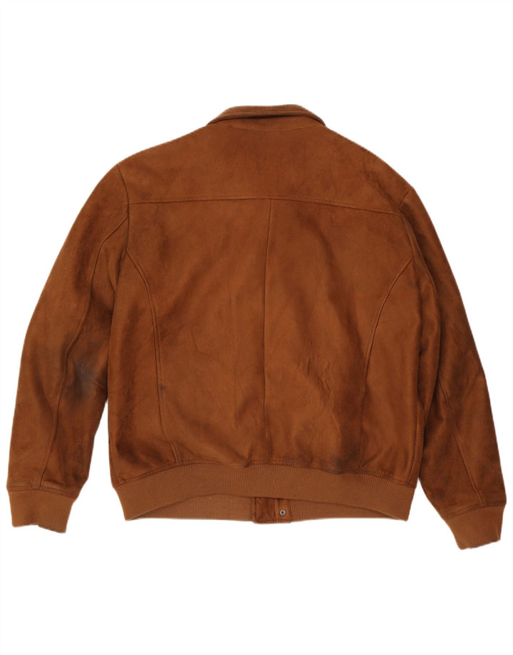 Calliope Chaqueta Bomber para Hombre UK 44 2XL Marrón