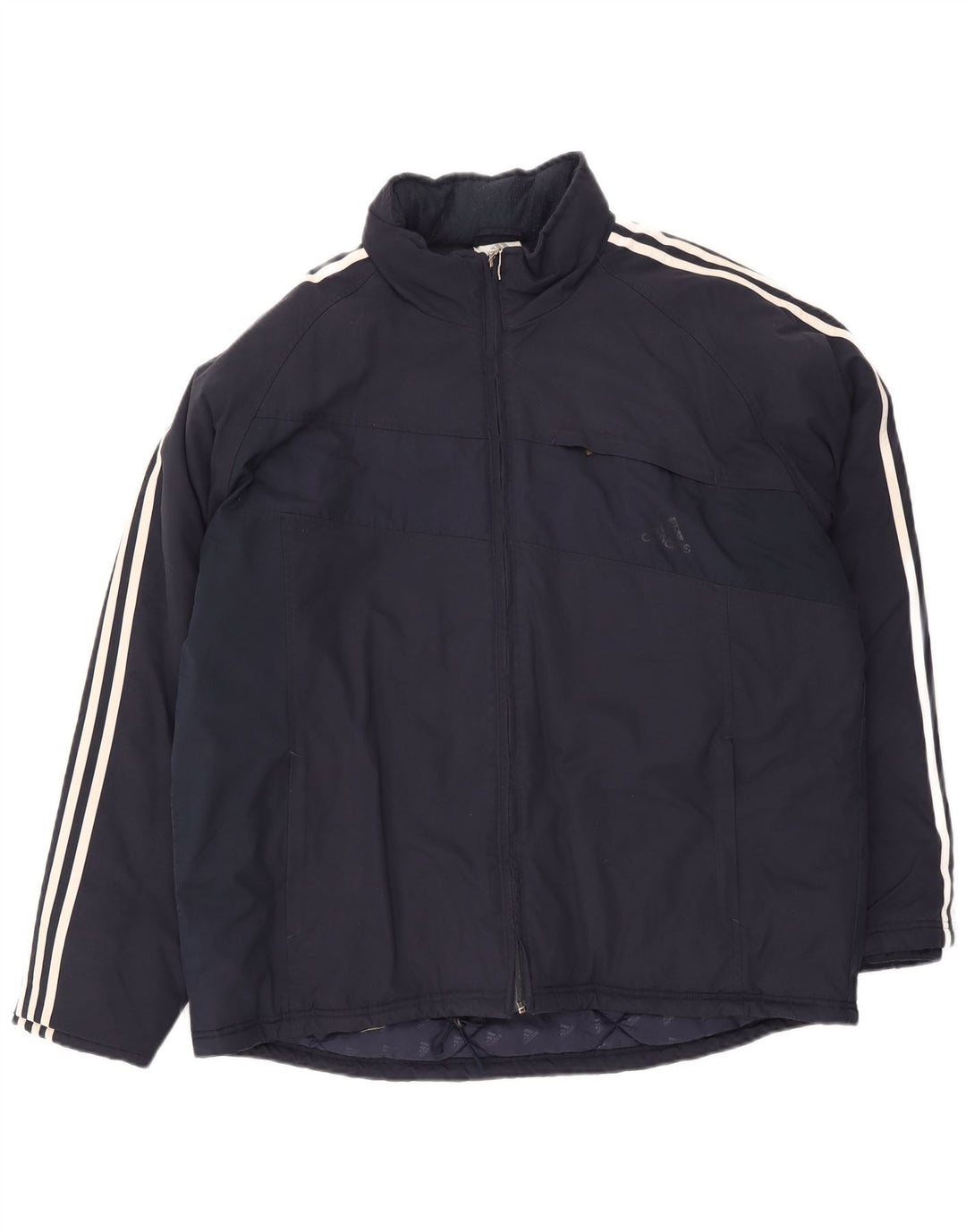 Adidas Chaqueta acolchada para hombre UK 42 XL Azul marino Poliéster