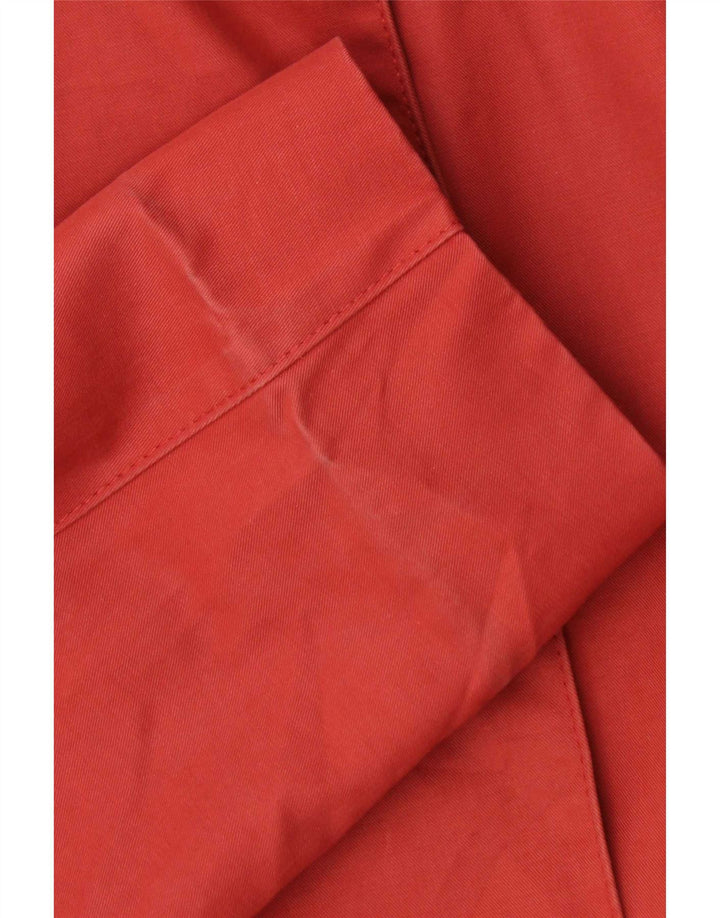Max Mara Abrigo para mujer Reino Unido 46 Grande Algodón rojo