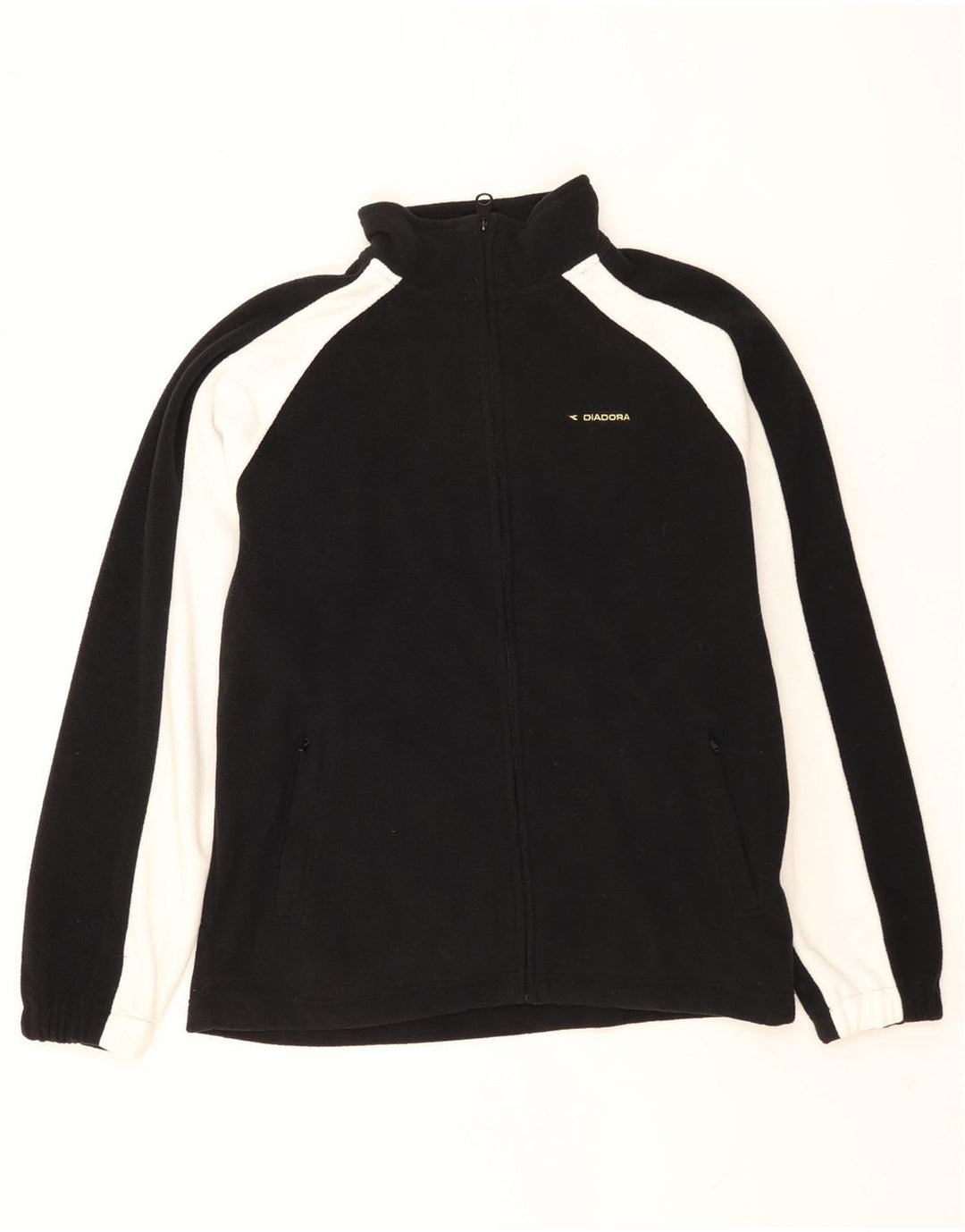 Diadora Chaqueta polar para hombre UK 40 Large Poliéster color negro