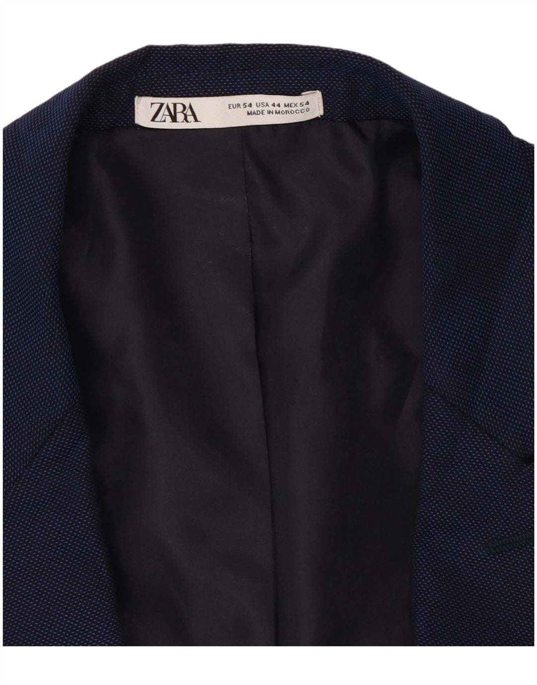 Zara Chaqueta Blazer De 1 Botón Para Hombre EU 54 XL Azul Marino