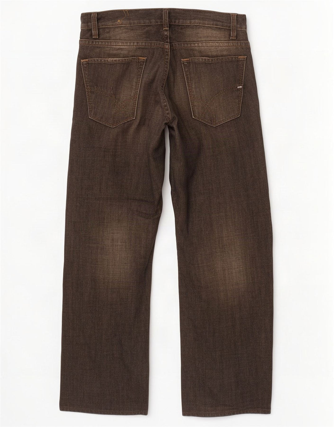 Vaqueros rectos para hombre Gas W31 L27 Algodón negro