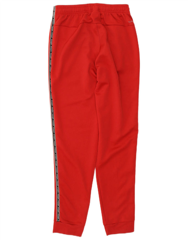 ADIDAS Mens Climalite Graphic Chándal Pantalones Joggers Pequeño Algodón Rojo