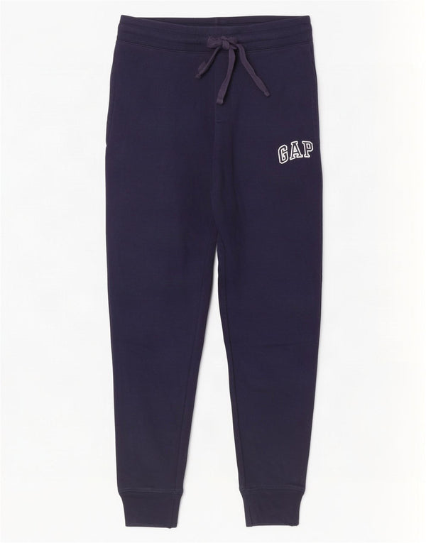 Gap Hombre Pantalones De Chándal Gráfico Joggers XS Azul Marino Algodón