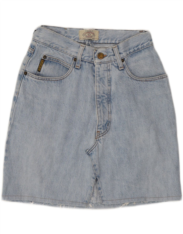 Armani Mujer Falda Vaquera W26 Small Azul