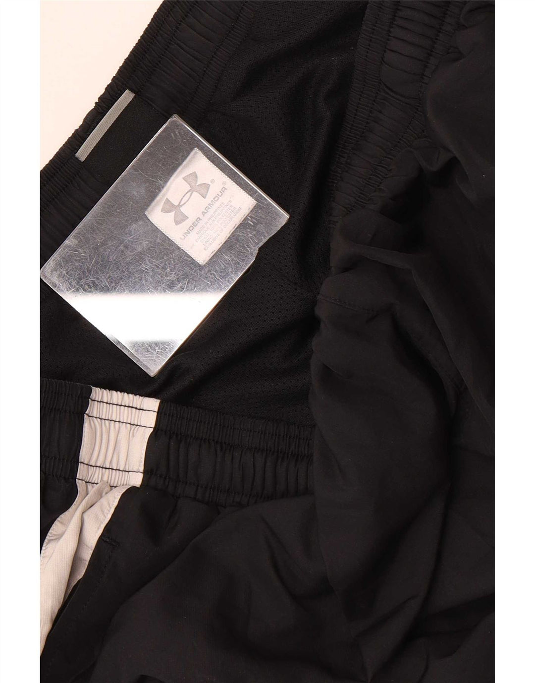 Under Armour Pantalones de chándal para hombre XL Poliéster color block negro