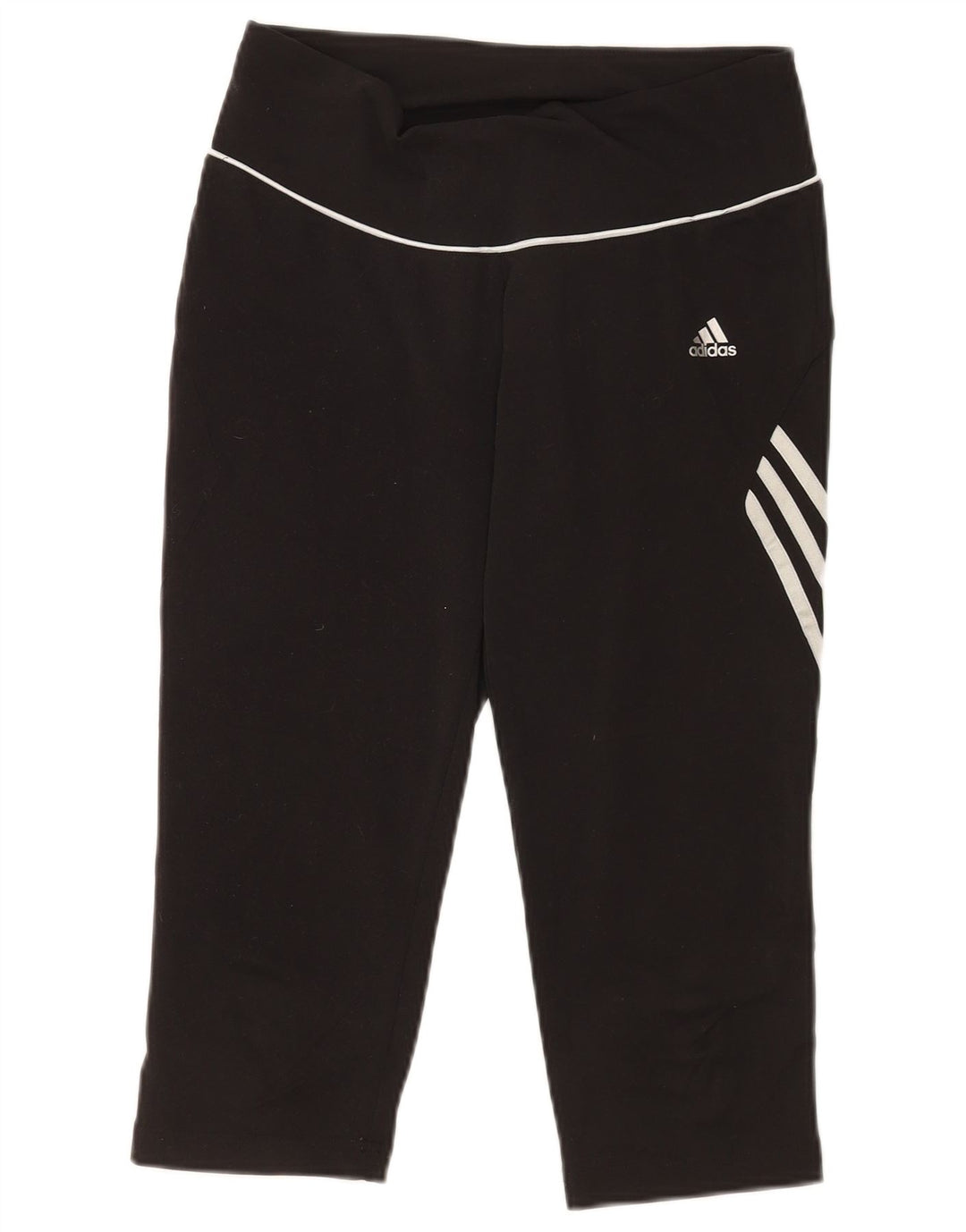 Adidas Leggings Capri para Mujer Reino Unido 14 Mediano Negro Poliéster Deportes