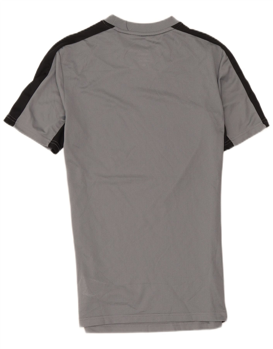 Nike Camiseta Dri Fit Slim Fit para hombre Top pequeño gris color block Poliéster