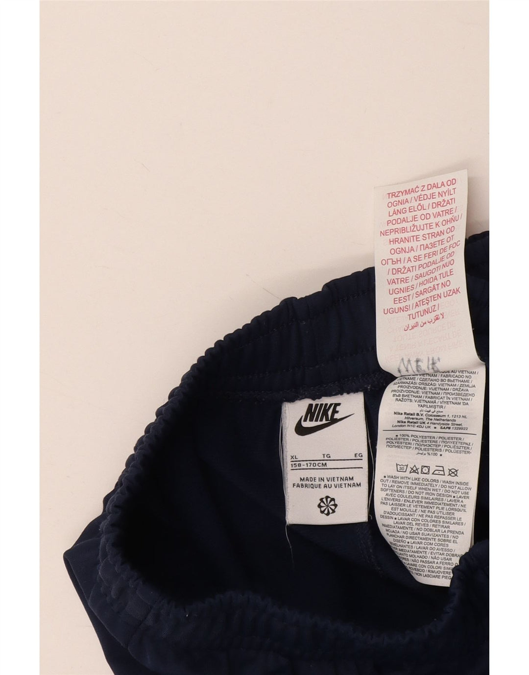 NIKE Pantalón Chándal Niño Joggers 13-14 Años XL Azul Marino Poliéster