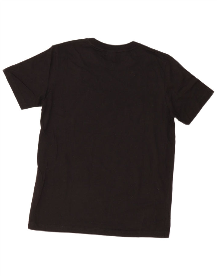 Hugo Boss Hombre Camiseta Top Medium Negro Algodón