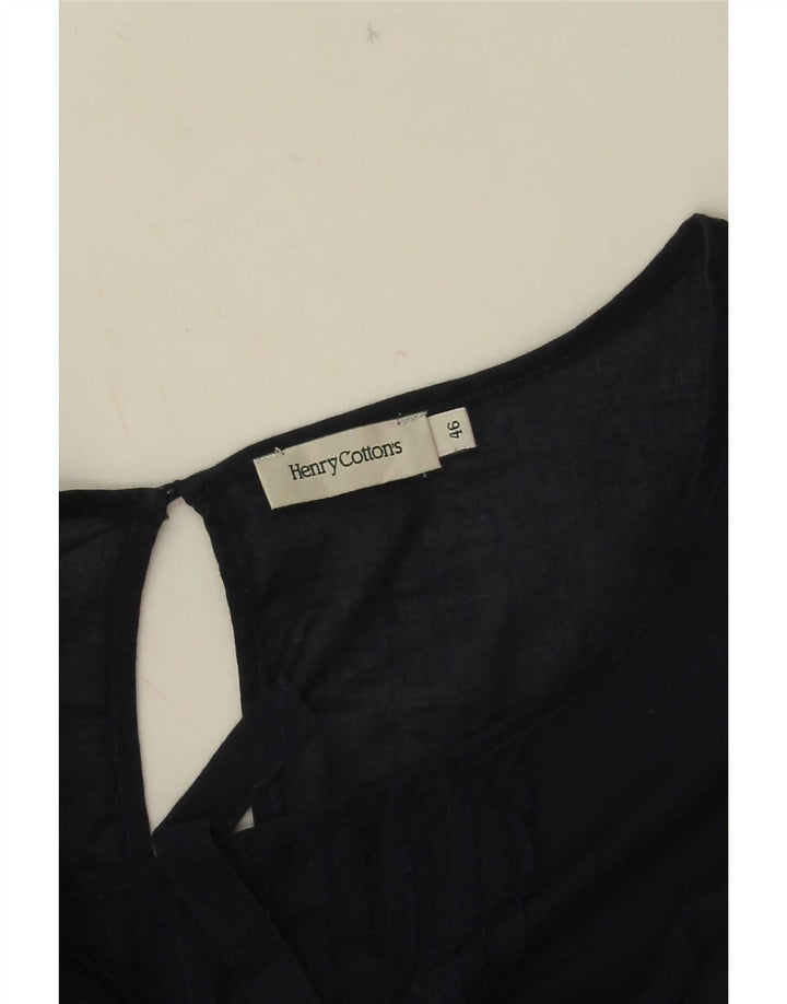 Henry Cottons Vestido recto para mujer IT 46 Grande Azul marino