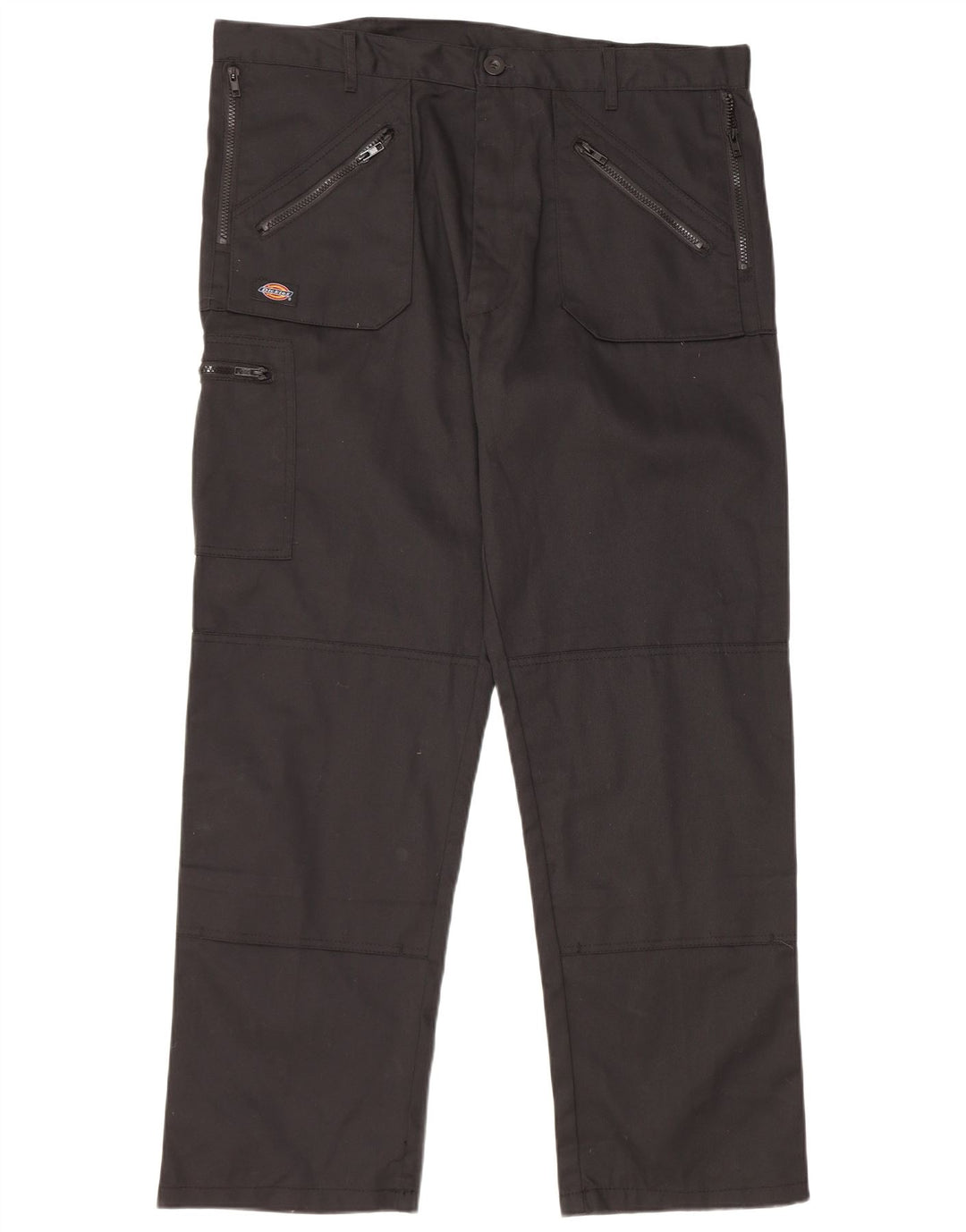 DICKIES Pantalón cargo recto para hombre W38 L30 Poliéster negro
