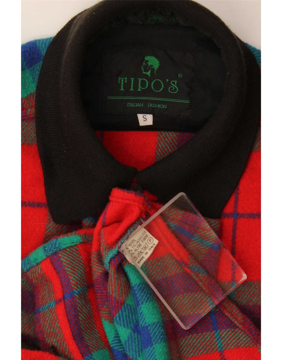 Tipo' S Camisa De Franela Para Hombre De Lana A Cuadros Rojos Pequeños