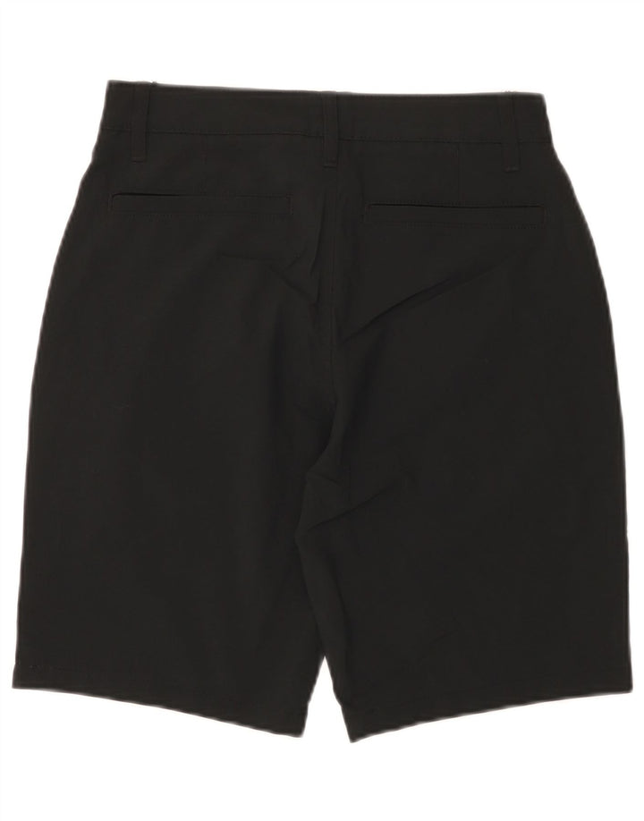 Hurley Pantalones cortos chinos para hombre W28 Small Poliéster negro